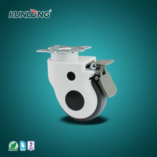 SK6-EZZ75110Р Колесная опора, сталь, термопластичный каучук, пластик