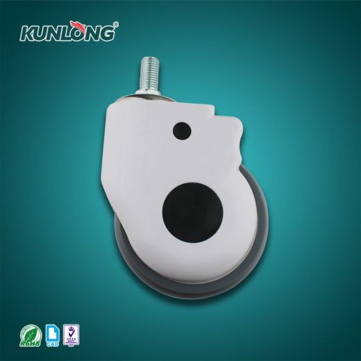 SK6-EZ125165S Колесная опора, сталь, термопластичный каучук, пластик
