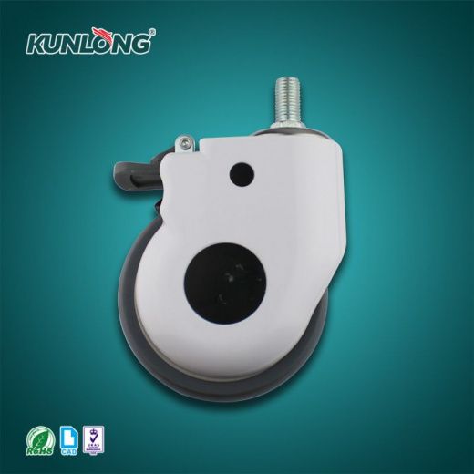 SK6-EZZ125165S Колесная опора, сталь, термопластичный каучук, пластик