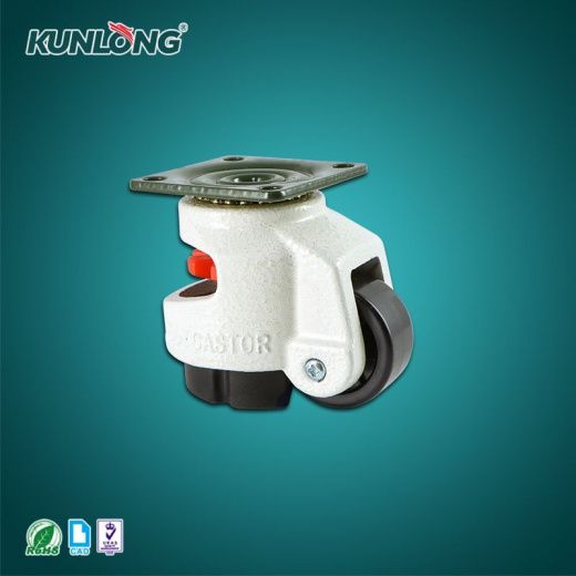 SK6-B4070P-E Колесная опора, алюминий, сталь, полиамид