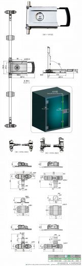 SK1-1593S Ручка контейнерная, нержавеющая сталь
