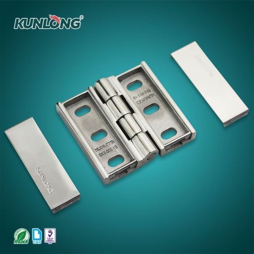 SK2-003-1S Петля накладная с декоративными заглушками винтов, цинковый сплав