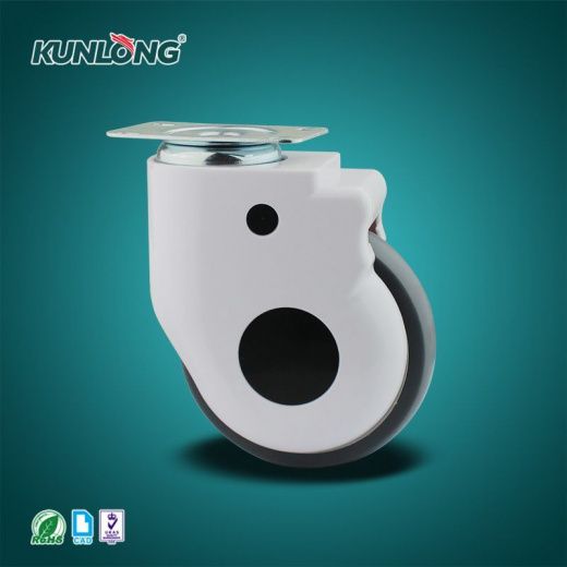 SK6-EZ125165P Колесная опора, сталь, термопластичный каучук, пластик