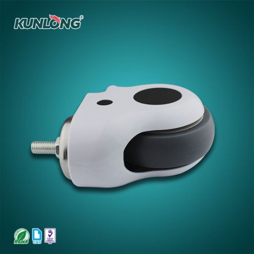 SK6-EZ100142S Колесная опора, сталь, термопластичный каучук, пластик