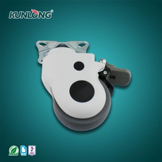 SK6-EZZ75110Р Колесная опора, сталь, термопластичный каучук, пластик
