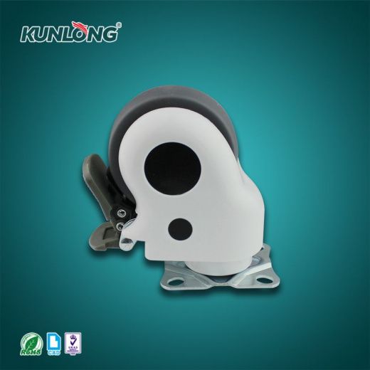SK6-EZZ75110Р Колесная опора, сталь, термопластичный каучук, пластик