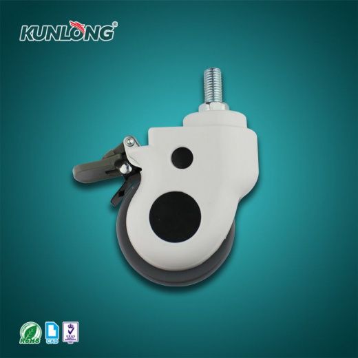SK6-EZZ75115S Колесная опора, сталь, термопластичный каучук, пластик