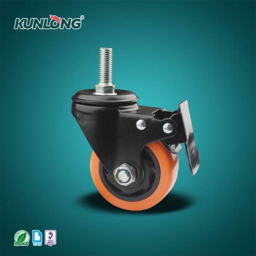 SK6-ZZ75108S Колесная опора, сталь, ПВХ