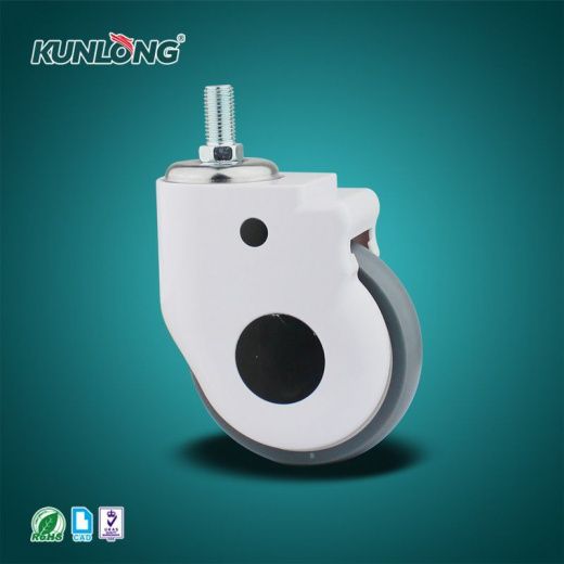 SK6-EZ125165S Колесная опора, сталь, термопластичный каучук, пластик