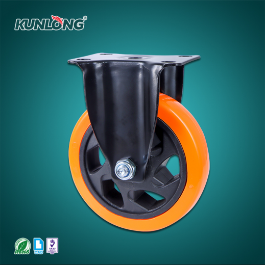 SK6-T125160P Колесная опора, сталь, полипропилен