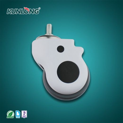 SK6-EZ100142S Колесная опора, сталь, термопластичный каучук, пластик