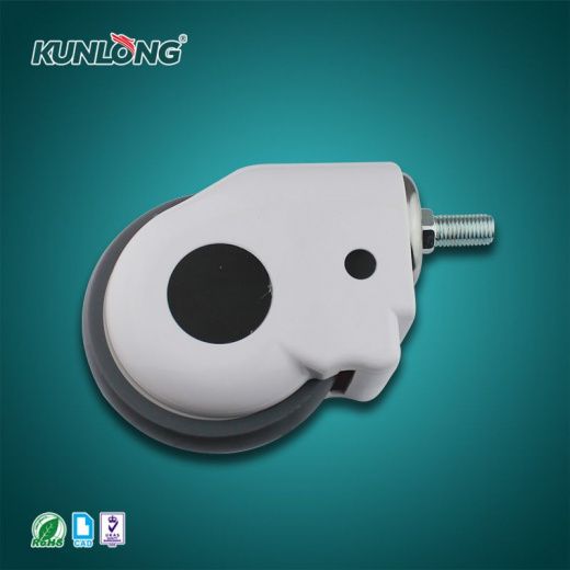 SK6-EZ125165S Колесная опора, сталь, термопластичный каучук, пластик