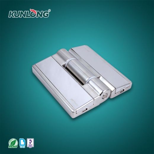 SK2-003-19 Петля накладная с декоративными заглушками винтов, нержавеющая сталь