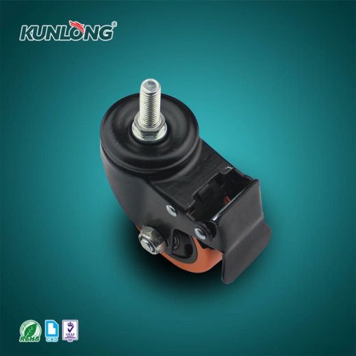 SK6-ZZ75108S Колесная опора, сталь, ПВХ