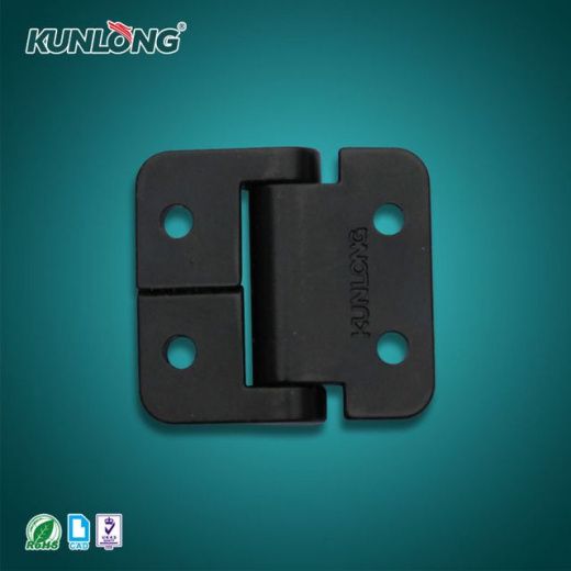 SK2-220T Петля накладная черная, цинковый сплав