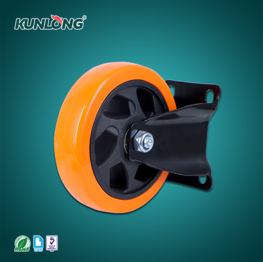 SK6-T125160P Колесная опора, сталь, полипропилен