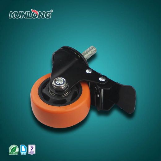SK6-ZZ75108S Колесная опора, сталь, ПВХ
