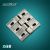 SK2-003-1S Петля накладная с декоративными заглушками винтов, цинковый сплав