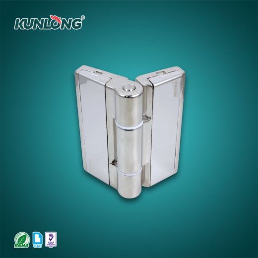 SK2-003-19 Петля накладная с декоративными заглушками винтов, нержавеющая сталь