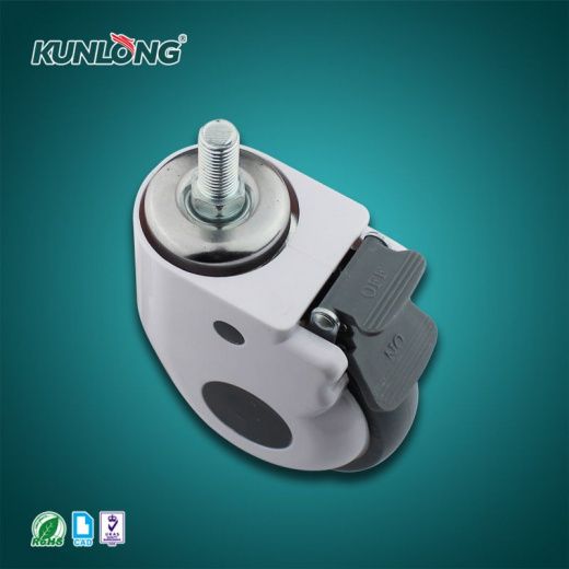 SK6-EZZ125165S Колесная опора, сталь, термопластичный каучук, пластик