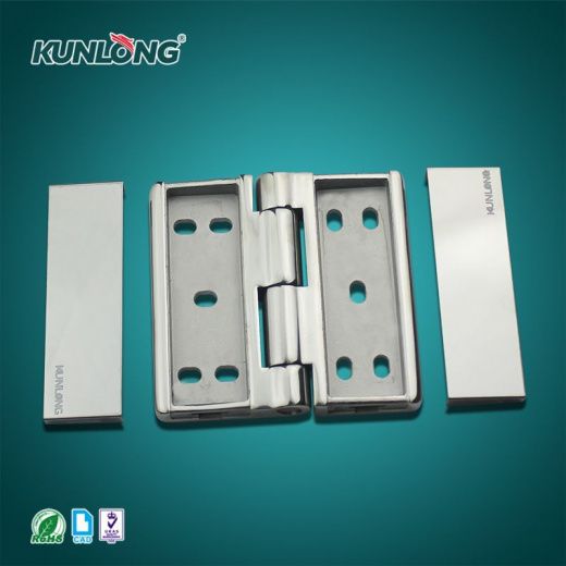 SK2-064S Петля накладная, с декоративными заглушками винтов, нержавеющая сталь