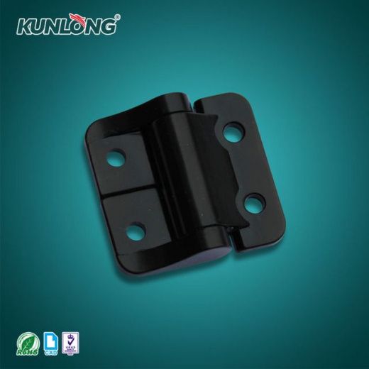 SK2-220T Петля накладная черная, цинковый сплав