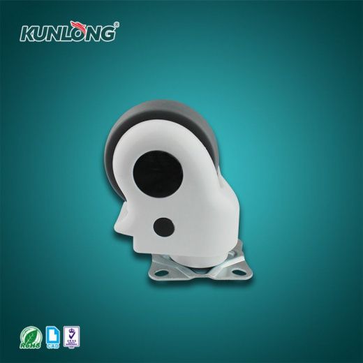 SK6-EZ75110Р Колесная опора, сталь, термопластичный каучук, пластик