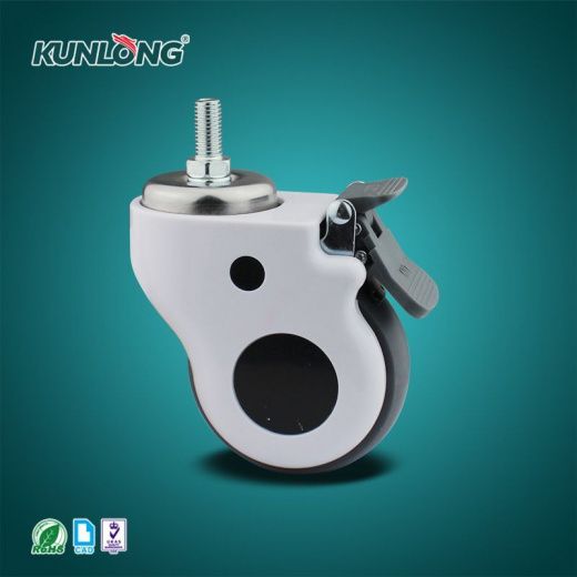 SK6-EZZ100142S Колесная опора, сталь, термопластичный каучук, пластик