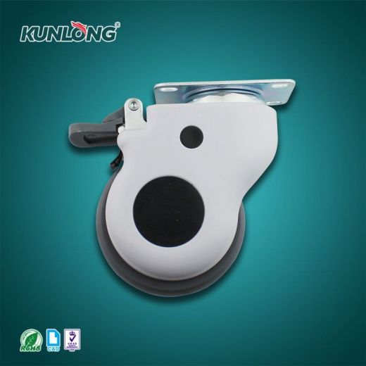 SK6-EZZ100138P Колесная опора, сталь, термопластичный каучук, пластик