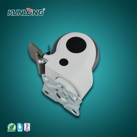SK6-EZZ75110Р Колесная опора, сталь, термопластичный каучук, пластик
