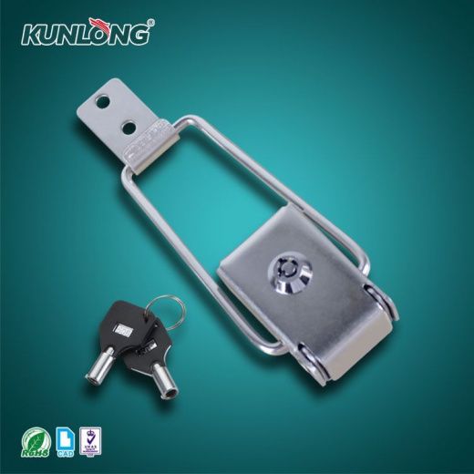 SK3-081 Защелка натяжная с ключом, нержавеющая сталь