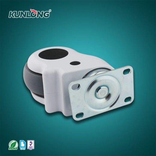 SK6-EZ100138P Колесная опора, сталь, термопластичный каучук, пластик