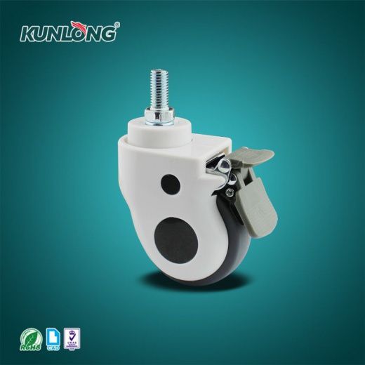 SK6-EZZ75115S Колесная опора, сталь, термопластичный каучук, пластик