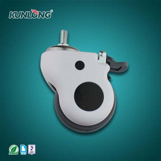 SK6-EZZ100142S Колесная опора, сталь, термопластичный каучук, пластик