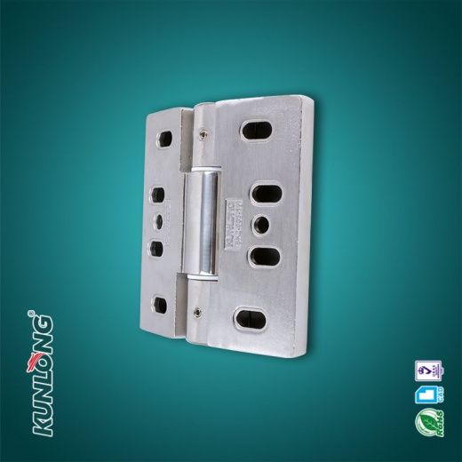 SK2-003-19 Петля накладная с декоративными заглушками винтов, нержавеющая сталь
