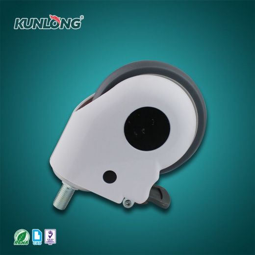 SK6-EZZ125165S Колесная опора, сталь, термопластичный каучук, пластик