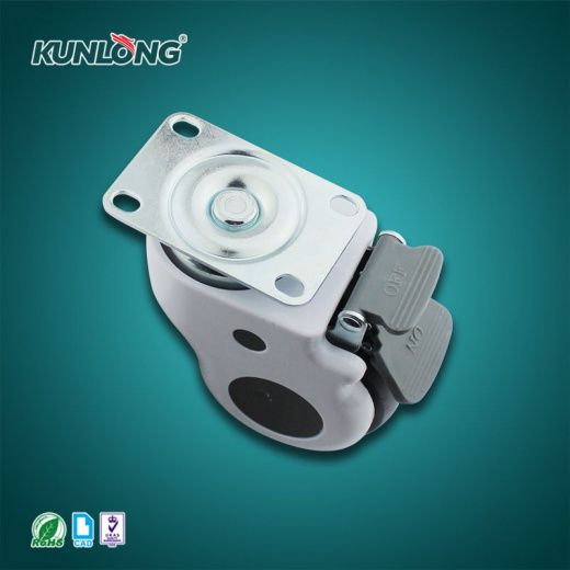 SK6-EZZ100138P Колесная опора, сталь, термопластичный каучук, пластик