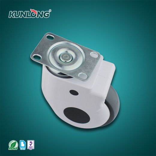 SK6-EZ125165P Колесная опора, сталь, термопластичный каучук, пластик